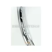 Felni krómozott 1.40 x 18, 36 furat, 6.5mm, moped, mokick, könnyű motorkerékpár