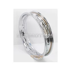 Felni krómozott 1.85 x 12, 36 furat, 6.5mm, Puch, DS 50