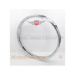   Felni krómozott 1.60 x 17, 36 furat, 6mm, moped, mokick, motorkerékpár