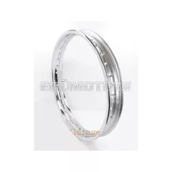   Felni krómozott 1.85 x 19, 36 furat, 7mm, moped, mokick, motorkerékpár