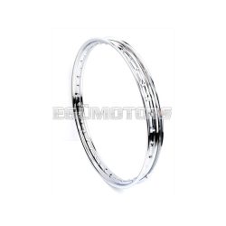   Wheel rim 1.20 x 17 inch 36 hole punched chrome for Kreidler MF, MP, Flory, Zündapp ZR, 447, Hercules Hobby Rider, P 1, MP 2, 4, M 5, DKW Mofa Moped 511, 513, 634, 632, Sport 534, Puch