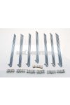 Spokes chrome 165mm with nipple 36 pieces for Crescent 2011, 2013