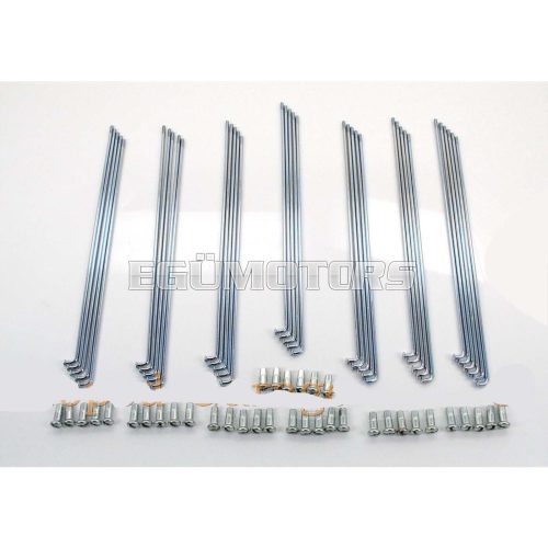 Spokes chrome 165mm with nipple 36 pieces for Crescent 2011, 2013