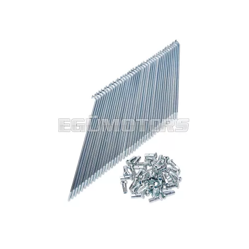 OEM Standard küllő krómozott 168mm, küllőanyával, 36 darab, Yamaha FS 1 DX