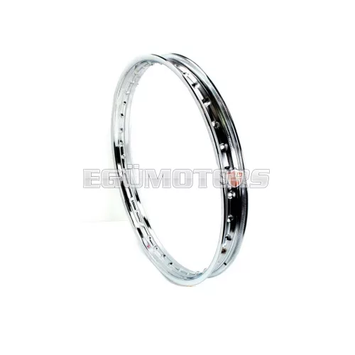 Felni 1.20 x 17, 36 furat, krómozott, Kreidler MF, MP, Flory, Zündapp ZR, 447, Hercules Hobby Rider, P 1, MP 2, 4, M 5, DKW Mofa Moped 511, 513, 634, 632, Sport 534, Puch