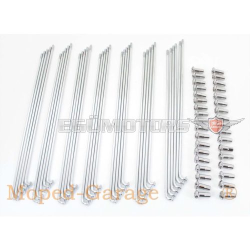 Spokes chrome 157mm with nipple 36 pieces for Yamaha, FS 1 DX