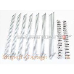  Spokes chrome 145mm 3,5mm with nipple 6mm 16mm 9mm for Honda, MT 5 50