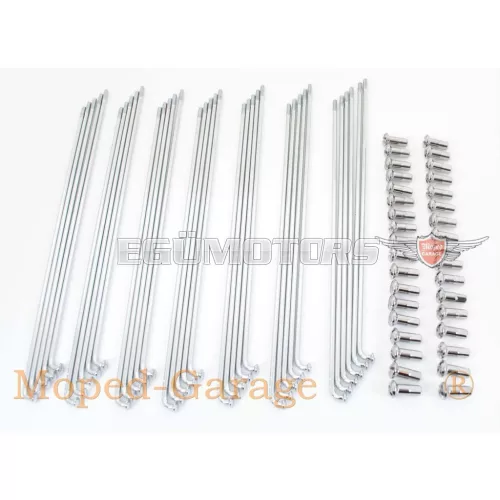 Küllő krómozott 145mm, 3,5mm, küllőanyával, 6mm, 16mm, 9mm, Honda, MT 5 50