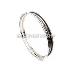   Felni rozsdamentes acél 1.5 x 17, 36 furat, 6.5mm, Kreidler Florett K 54/32 DB, Eiertank, RS, LF, LH, RM, TM, GT RMC, Zündapp KS 50, GTS C 50 Sport, Sport Combinette, Hercules MK