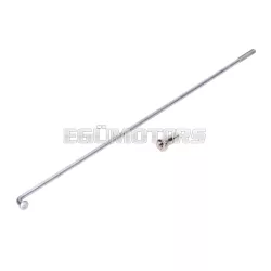   Küllő horganyzott 184mm, d=2.6mm, M3, küllőanyával, moped