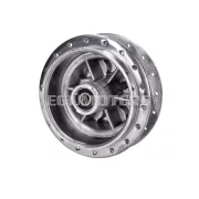NTS Parts kerékagy 120mm, alumínium, Zündapp C 50 Super, KS Super SL, Sport
