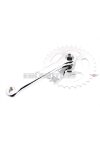 Pedal crank right with silver sprocket for Velo Solex