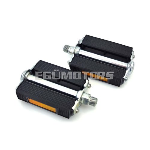 Pedál Union 685, fekete-ezüst, Zündapp, Kreidler, Hercules, Puch, KTM, DKW, Miele, NSU, Gritzner, Göricke