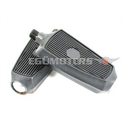   Black plastic pedals for Zündapp, Kreidler Flory, Hercules, Puch, KTM, DKW, Miele moped, moped