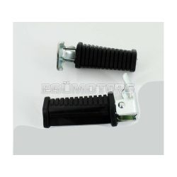   Footrests foldable 12mm black for Zündapp, KS 50, 80, GTS Kreidler, C CS CX Hercules, Hai ZD 40, Florett, Puch, MK, Simson, K KTM, DKW, Miele, Göricke