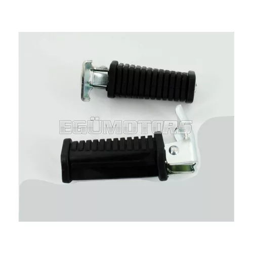 Összecsukható lábtartó fekete 12mm, Zündapp, KS 50, 80, GTS Kreidler, C CS CX Hercules, Hai ZD 40, Florett, Puch, MK, Simson, K KTM, DKW, Miele, Göricke