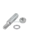OEM Standard pedálkar ék acél, 9mm, 27mm, M7 x 13mm, Peugeot, Mobylette, Solex