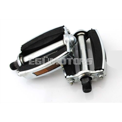 Pedals Metal Cover Classic for Zündapp, Kreidler, Hercules, Puch, KTM, DKW, Miele, NSU, Gritzner, Göricke, Solex