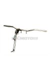 Footrest tube stainless steel 485mm 18mm with side stand for Zündapp, GTS 50, KS C 50 Sport, Super, CS