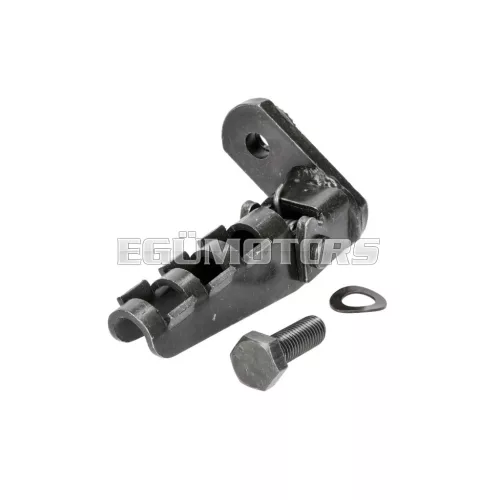 OEM Standard lábtartó felhajtható, jobb oldali, fekete, Hercules K 125 BW V2, 180