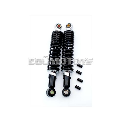 Shock absorber black 260mm 5-way adjustable for Kreidler Flory, Zündapp, Hercules, Puch