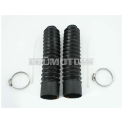   Front fork bellows black 250mm 34-38mm 52-56mm for Honda, MT Mokick, KKR