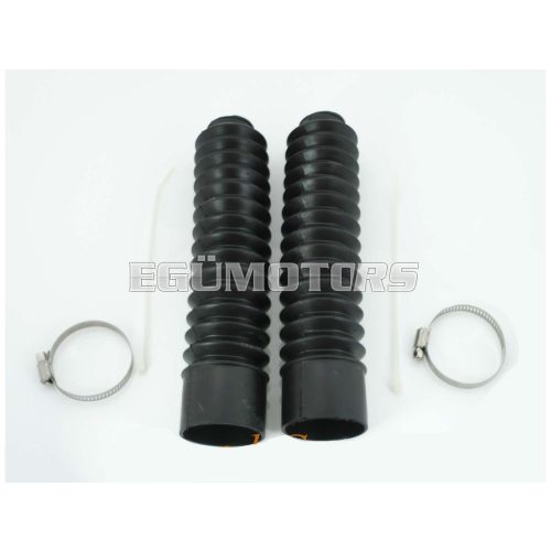 Front fork bellows black 250mm 34-38mm 52-56mm for Honda, MT Mokick, KKR
