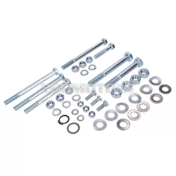   Csavarkészlet 44 darab, oldaltámaszhoz, lábtartókhoz, motorhoz, Kreidler Florett RS, RMC, LF, LH