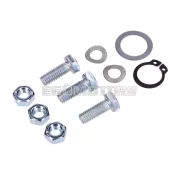 Csavarkészlet 44 darab, oldaltámaszhoz, lábtartókhoz, motorhoz, Kreidler Florett RS, RMC, LF, LH