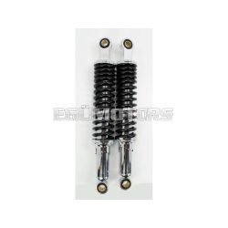 Shock absorber set 335mm chrome black
