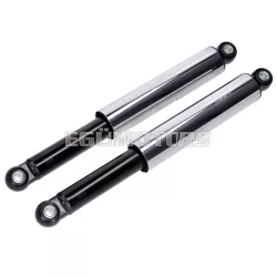   Lengéscsillapító készlet 360mm, 10mm, krómozott, fekete, Kreidler Florett Mustang/Cross 50 (K54/512) 74-77