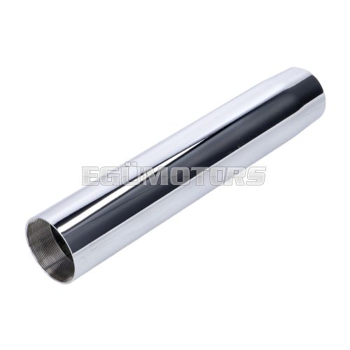 Chrome sleeve strut 225mm length 41mm thread 38mm diameter top 43mm outside diameter for Kreidler Florett Mokick