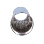 OEM Standard lengéscsillapító hüvely krómozott, 205mm, Kreidler Florett, Eiertank, LF, LH, RS, RM, TM