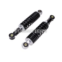   OEM Standard Lengéscsillapító szett, fekete, 240 mm, állítható, progresszív, Kreidler Flory, Zündapp, Hercules, Puch