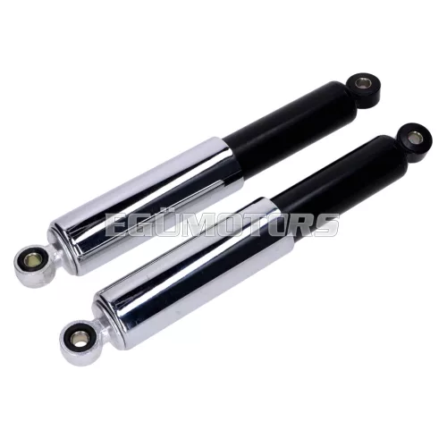 Lengéscsillapító készlet 310mm, 10mm, zárt, krómozott/fekete, Zündapp GTS, C 50 S