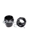 Fork rubbers length 45mm mounting diameter top 31mm bottom 35mm color black for MBK type 51 moped moped