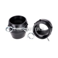   Fork rubbers length 45mm mounting diameter top 31mm bottom 35mm color black for MBK type 51 moped moped