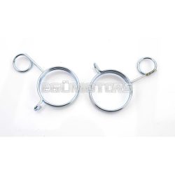   Retaining clamp set for telescopic fork bellows d=35-38mm for moped, moped