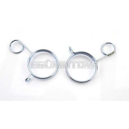 Retaining clamp set for telescopic fork bellows d=35-38mm for moped, moped