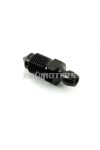 Brake caliper bleed screw stainless steel black M10 x 1mm 28mm for moped, moped, mokick