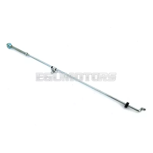 Fékrudazat acél 480mm, féklámpa rugótartóval, Hercules Prima M, Zündapp, Puch, Miele, DKW, KTM, Rixe, Sachs moped, mokick