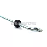 Fékrudazat acél 480mm, féklámpa rugótartóval, Hercules Prima M, Zündapp, Puch, Miele, DKW, KTM, Rixe, Sachs moped, mokick