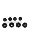 Brake cylinder rubbers black set for Piaggio, APE 50
