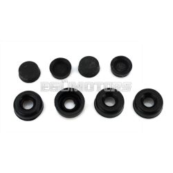 Brake cylinder rubbers black set for Piaggio, APE 50