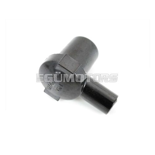 Spark plug cap black plastic for Piaggio Vespa, Ciao, SI, Bravo