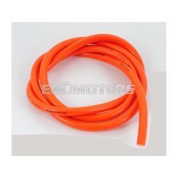   Ignition cable orange 100 cm 7mm for Bergsteiger M 50 Mofa 25, Automatic Mofa, ZA, ZB, ZD 10, 20, TS, ZR CS, CX, Hai, GTS, C, Hercules MX 1, Prima, M, Kreidler Florett, Flory, MF, Puch Moped