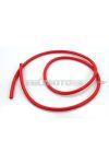 Ignition cable 1m silicone red D=7mm for Zündapp, Kreidler, Hercules, Puch, KTM, DKW, moped, scooter, motorcycle