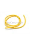Ignition cable 1m silicone yellow D=7mm for Zündapp, Kreidler, Hercules, Puch, KTM, DKW, moped, scooter, motorcycle