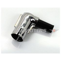   Spark plug cap metal-black type OKS 14-3 for TESLA 14-3, Peugeot 101, 102, 103, Mobylette, moped, moped