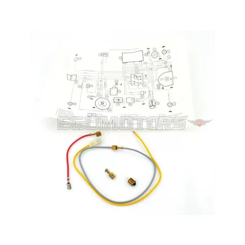 M 50 Jet fényvezetékének bekötési rajza